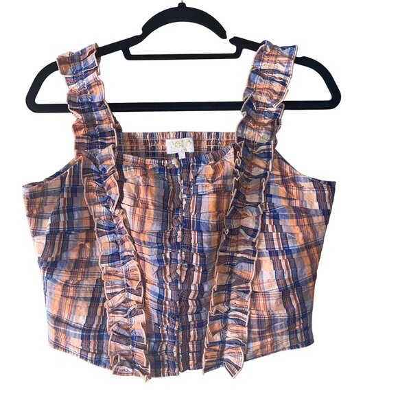 Anthropologie Verb By Pallavi Singhee Womens Top Size Medium Multicolor Tank New - Picture 9 of 10